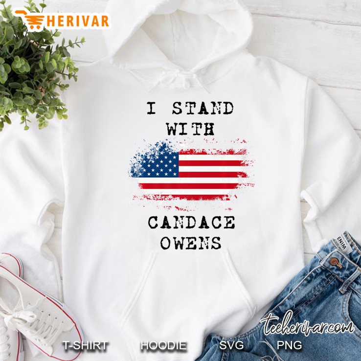 I Stand With Candace Owens Shirt Premium Hoodie