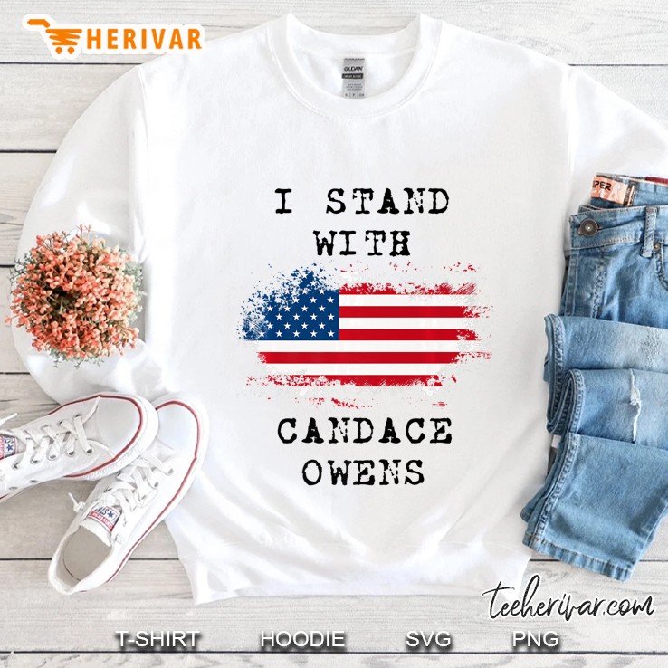 I Stand With Candace Owens Shirt Premium Sweatshirt