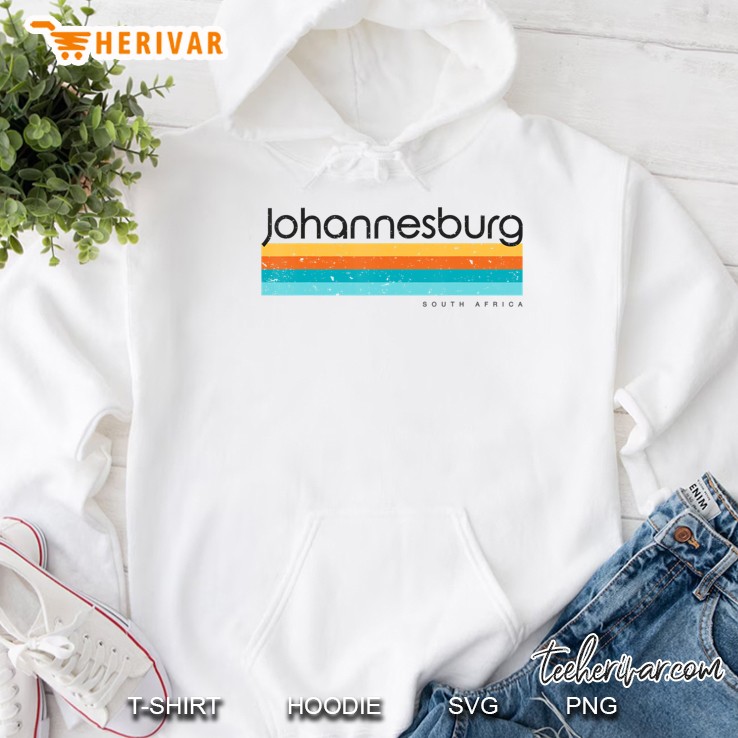 Vintage Johannesburg South Africa Retro Design Hoodie