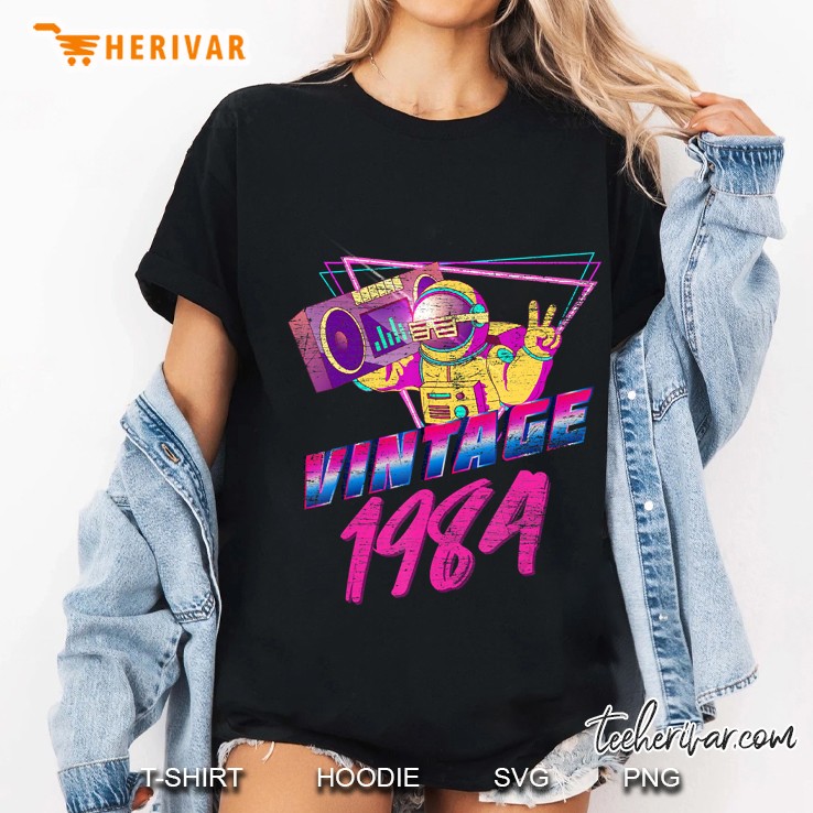 36Th Birthday Gifts - Vintage 1984 Ver2 Ladies Tee