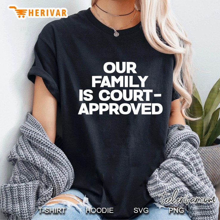 Adoption Announcement Day Family Gifts Approved Ladies Tee