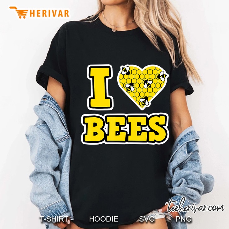 Bee Shirt For Women And Men - I Love Bees Hoodie