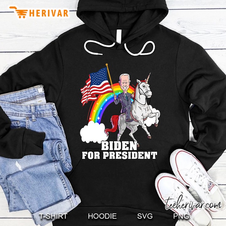 Biden For President Unicorn Joe Biden 2020 Ver2 Hoodie