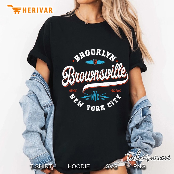 Brownsville Brooklyn - New York Retro Vintage Graphic Ladies Tee