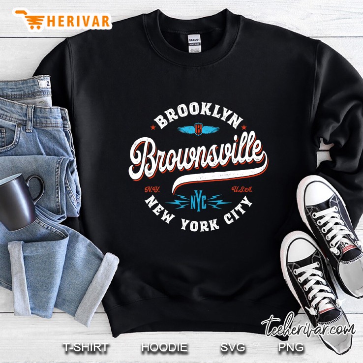 Brownsville Brooklyn - New York Retro Vintage Graphic Sweatshirt