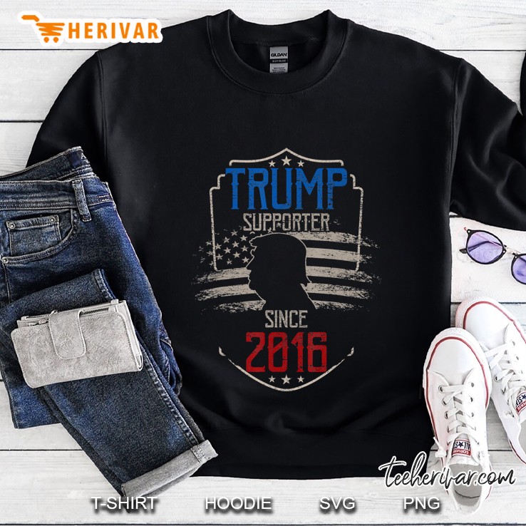 Donald Trump Supporter Since 2016 - Patriotic Election 2020 Ver2 Sweatshirt