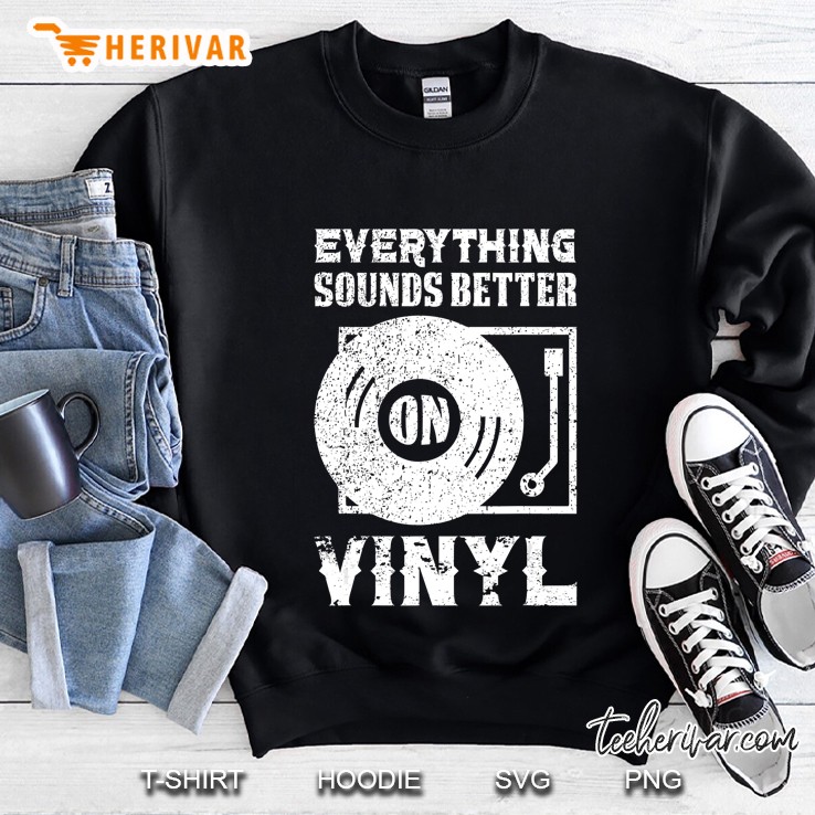 Everything Sounds Better On Vinyl Records & Design Mugs