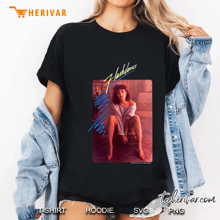 Flashdance Alex Owens Classic Poster Ladies Tee