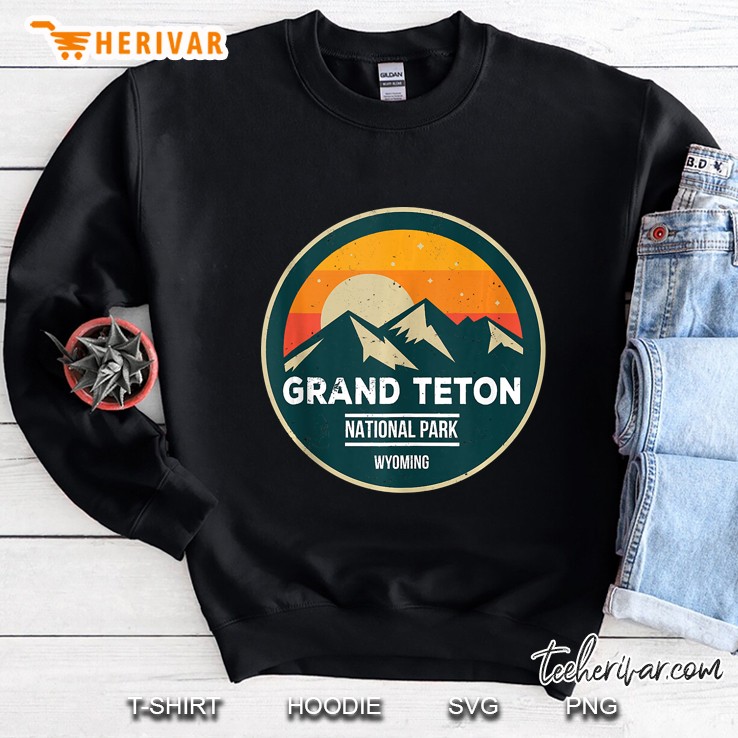 Grand Teton Tshirt For Camper, Hikers, Nature Lovers Tank Top Mugs