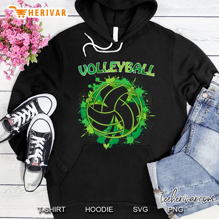 Happy St Patrick's Day Gifts Shamrock With Volleyball Sport Mugs