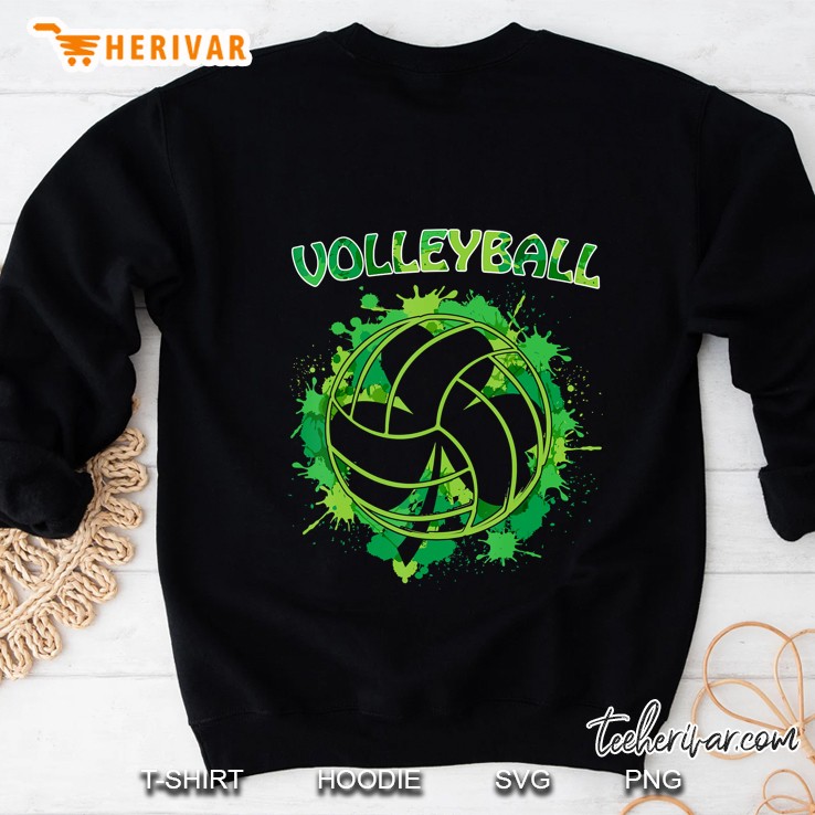 Happy St Patrick's Day Gifts Shamrock With Volleyball Sport Mugs