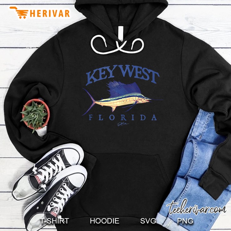 Jcombs Key West, Fl, Vintage Sailfish Tank Top Hoodie