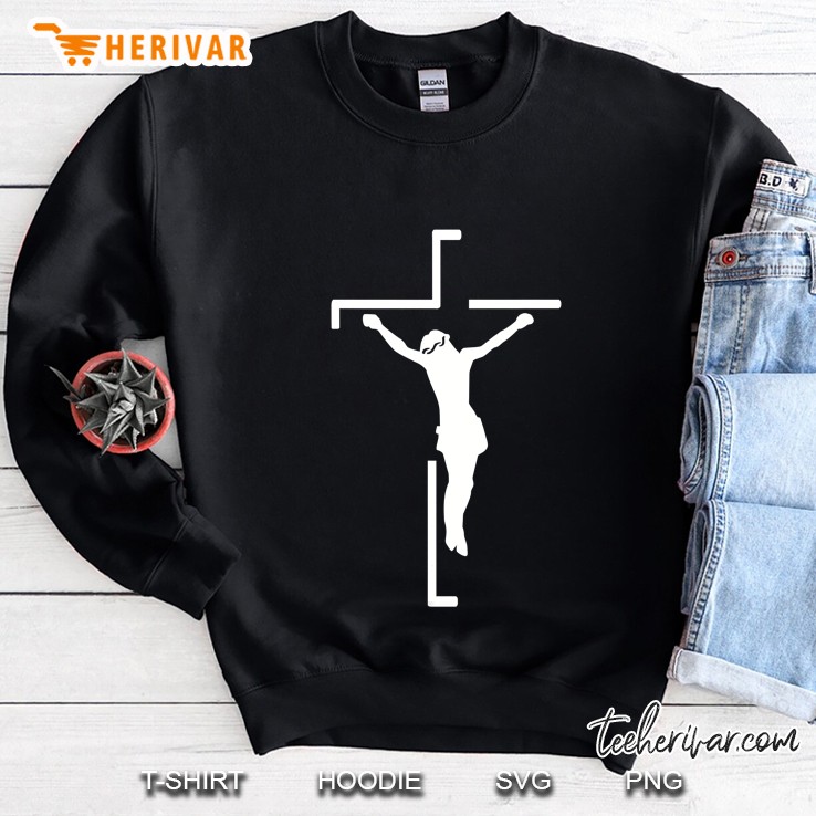 Jesus On Cross Sweatshirt
