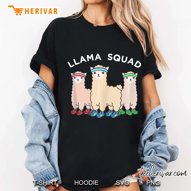 Llama Squad Running Jogger Animal Runner Tank Top Hoodie