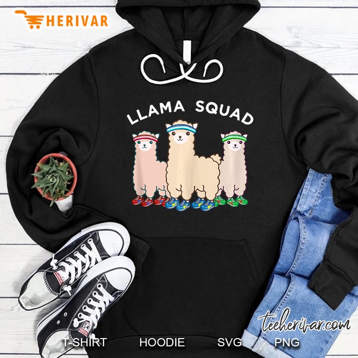 Llama Squad Running Jogger Animal Runner Tank Top Mugs