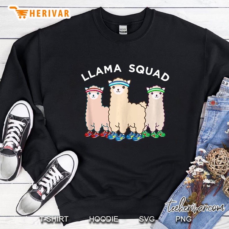 Llama Squad Running Jogger Animal Runner Tank Top Mugs