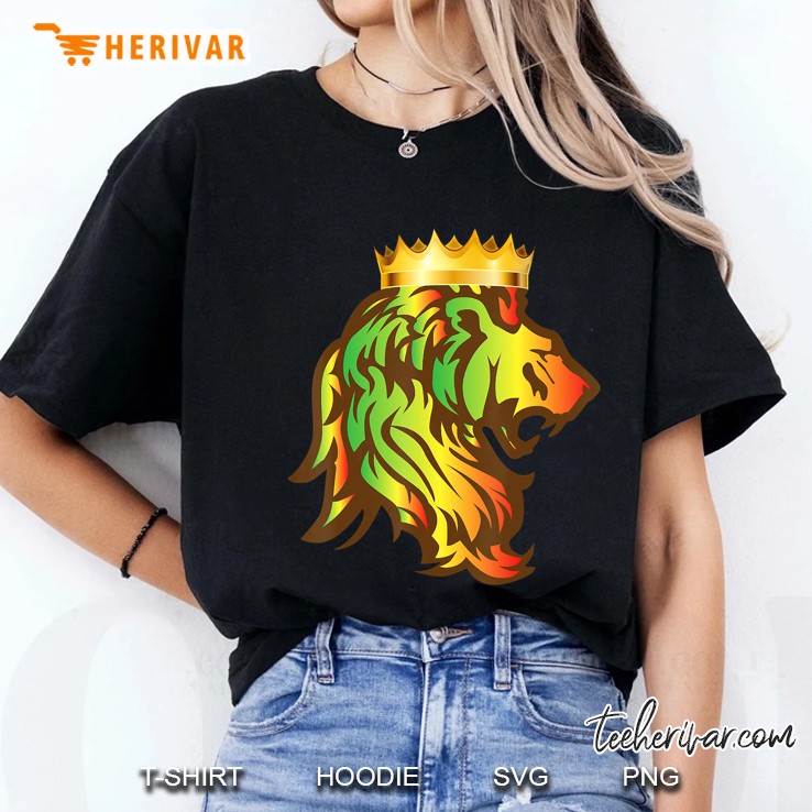 Rasta Lion Shirt Cute Reggae Lion Gift Hoodie