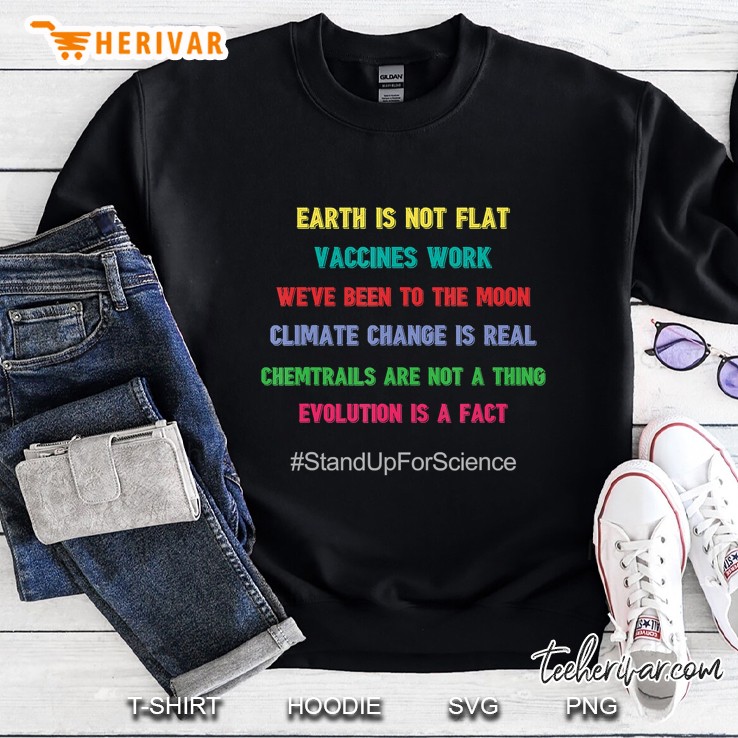 Stand Up For Science Scientist Wisdom Knowledge Gift Sweatshirt