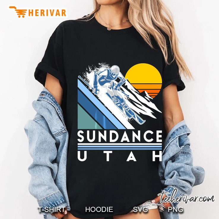 Sundance Utah Retro Ski Hoodie