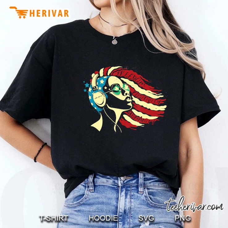 Sweet Lady Liberty Ladies Tee