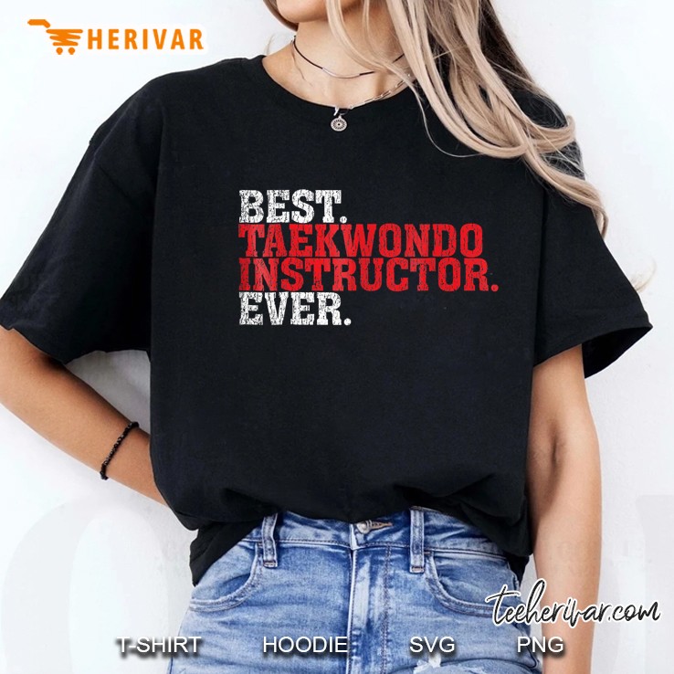 Taekwondo Shirt Gift For Instructors Teachers Coaches Ladies Tee