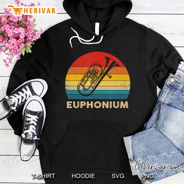 Vintage Euphonium Retro Sunset Mugs