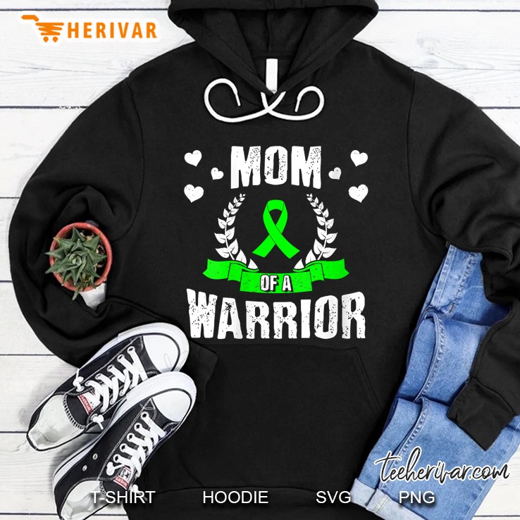 Womens Mom Of A Warrior Lymphoma Awareness Hoodie