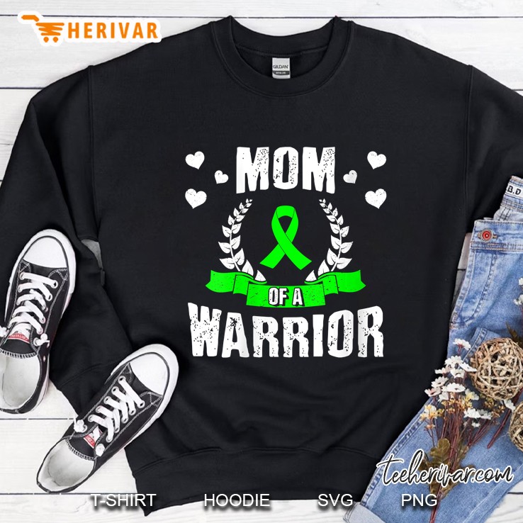 Womens Mom Of A Warrior Lymphoma Awareness Sweatshirt