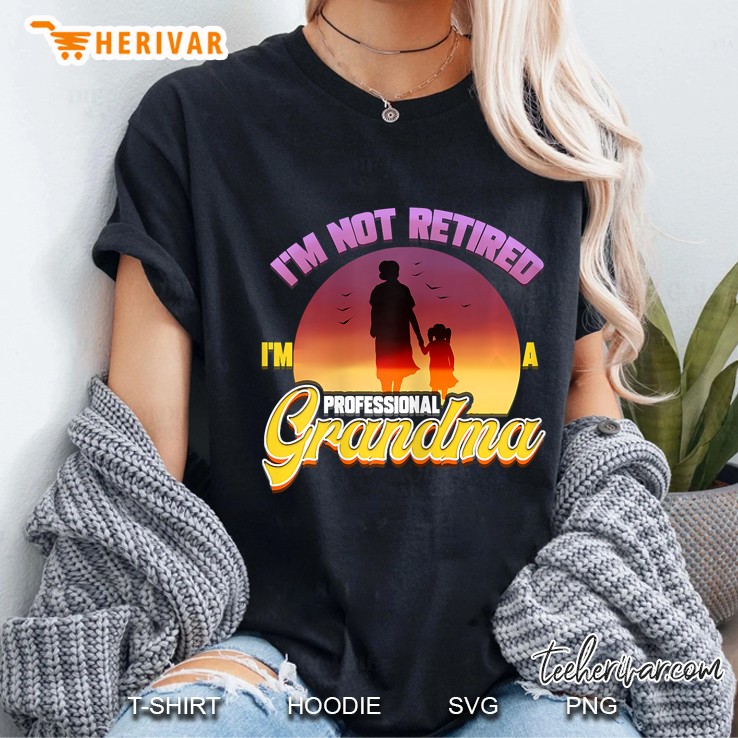 Womens Retired Grandma Gift For Retirement Farewell Party Retiree Ladies Tee