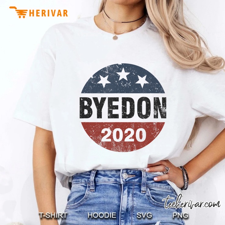 Bye Don 2020 Byedon Button Funny Joe Biden Anti-Trump Hoodie