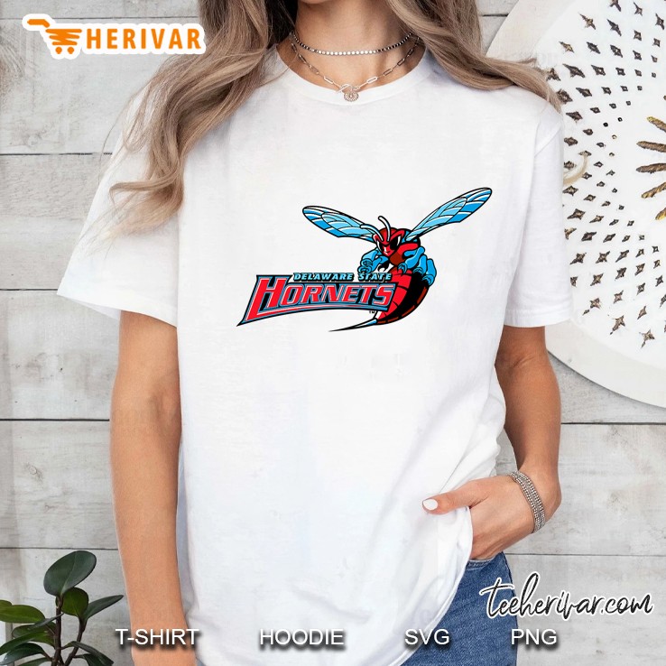 Delaware State University Hornets Ncaa Ppdeu01 Ver2 Ladies Tee