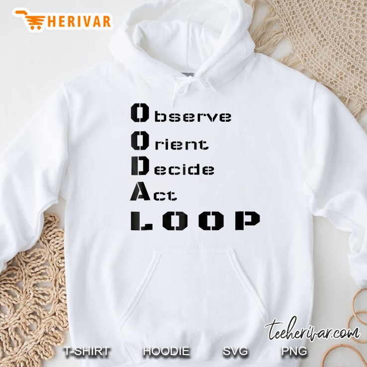 Ooda Loop, Military Method Of Decision Making 11B Hoodie