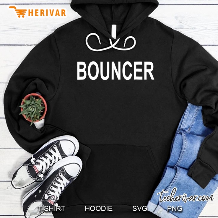 Bouncer Double Sided Front Back Bar Bouncer Hoodie