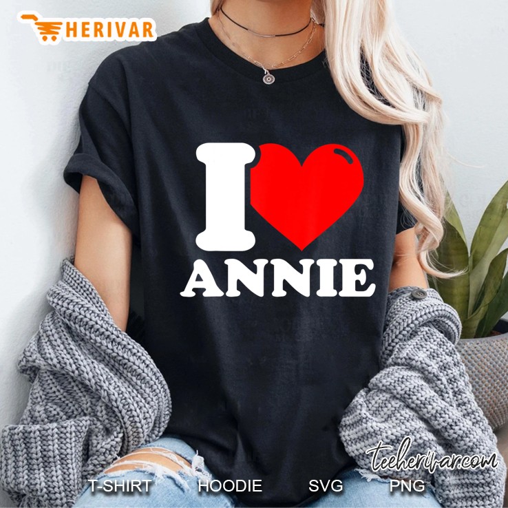 I Love Annie Ladies Tee