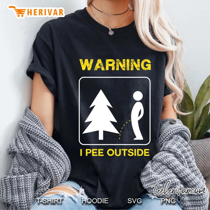 I Pee Outside - Camping Hoodie