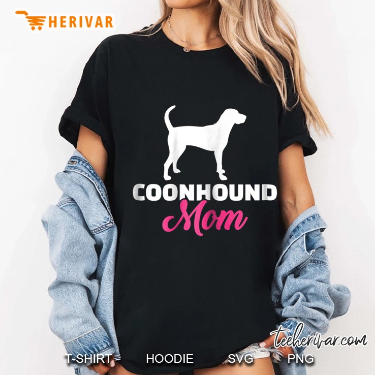 Womens Coonhound Mom Hoodie