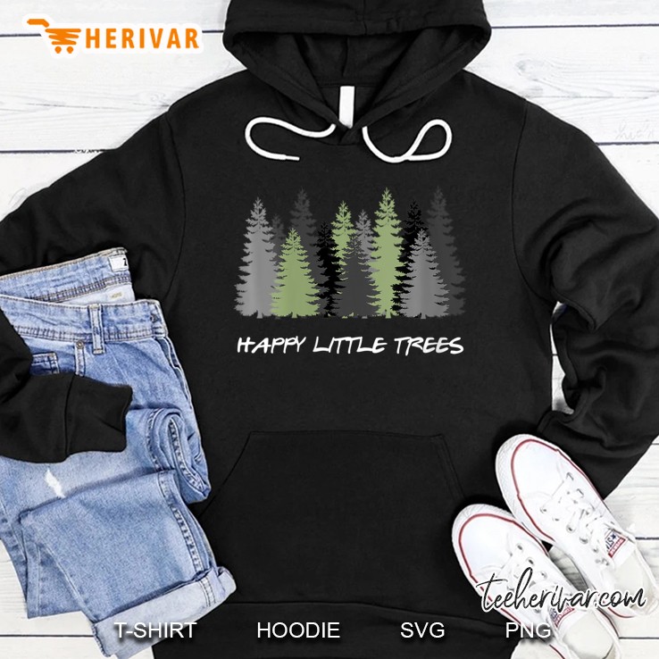 Womens Happy Little Tree Earth Day Bob Style Men Boy Kids Gift V-Neck Hoodie