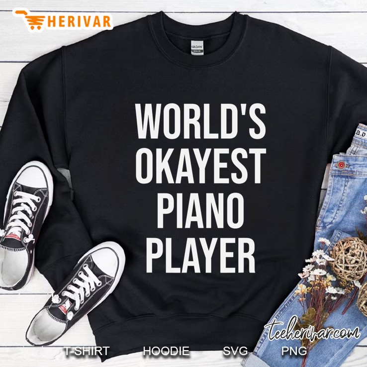 World's Okayest Piano Player - Piano Gift For Men & Women Mugs