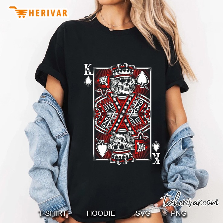 Death King Tattoo Card Play Hoodie