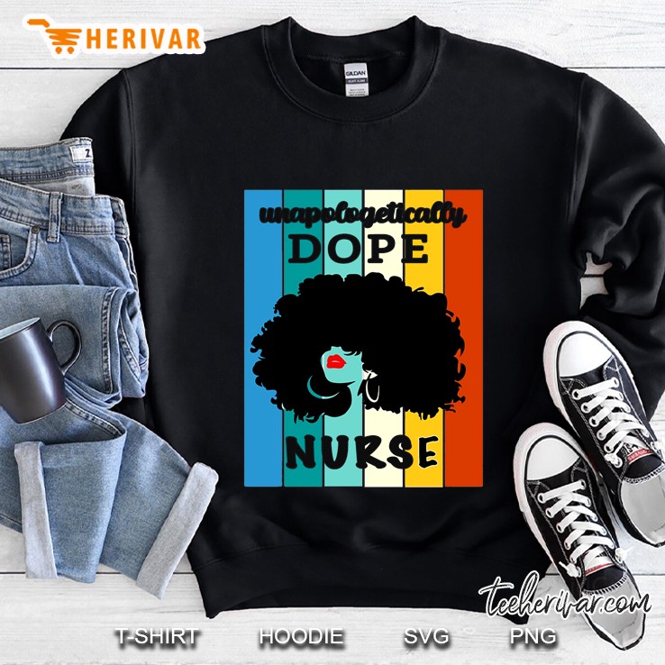 Unapologetic Dope Black Nurse Rn Practitioner Pride Vintage Version Mugs