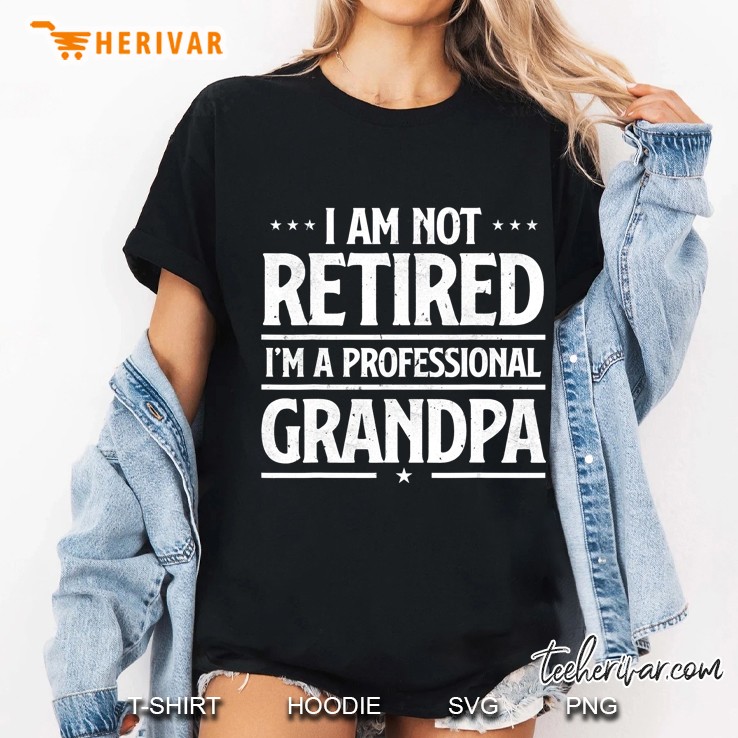 I Am Not Retired I'm A Professional Grandpa Hoodie