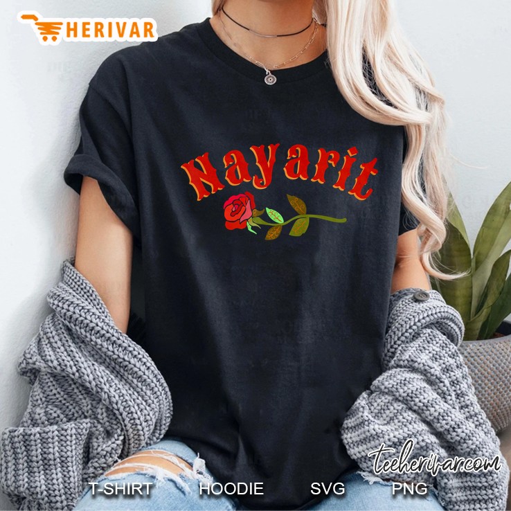 Nayarit Latina Mexicana Rose Hoodie