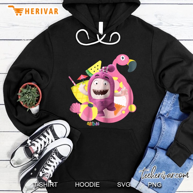 Oddbods Newt Summer Cute Funny Beach Tops Hoodie
