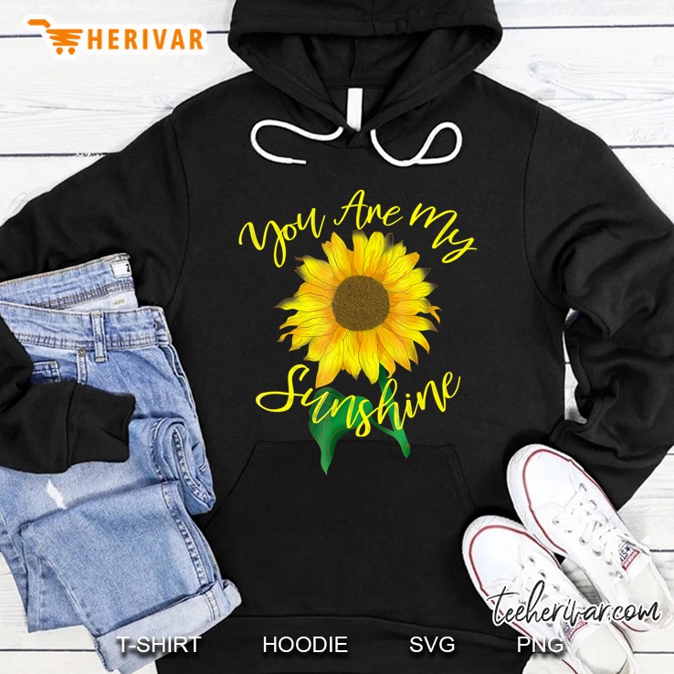 You Are My Sunshine Tshirt Women, Hippie Sunflower Hoodie