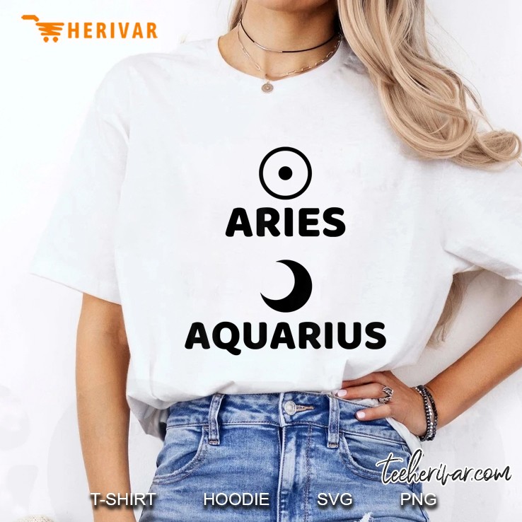 Aries Sun Aquarius Moon Ladies Tee