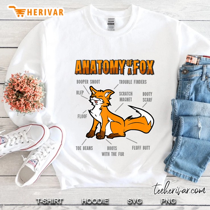 Funny Furry Anatomy Of A Fox Mugs