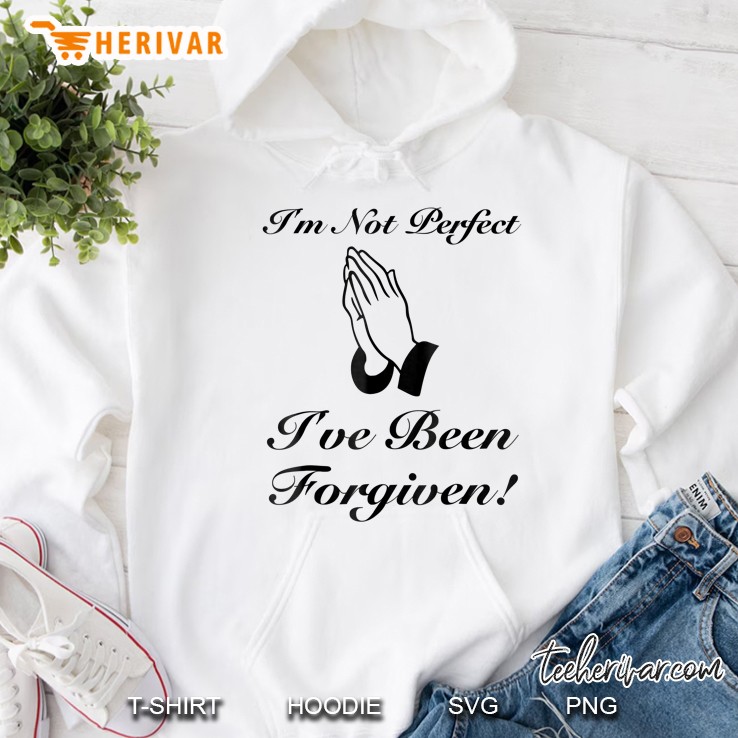 I'm Not Perfect I've Been Forgiven Praying Hands Mugs