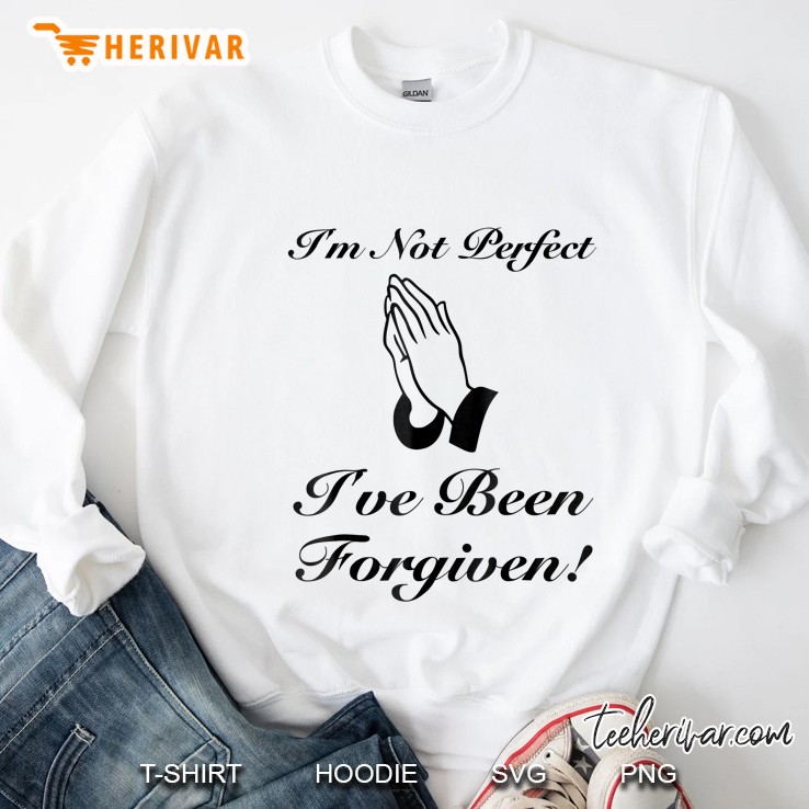 I'm Not Perfect I've Been Forgiven Praying Hands Mugs