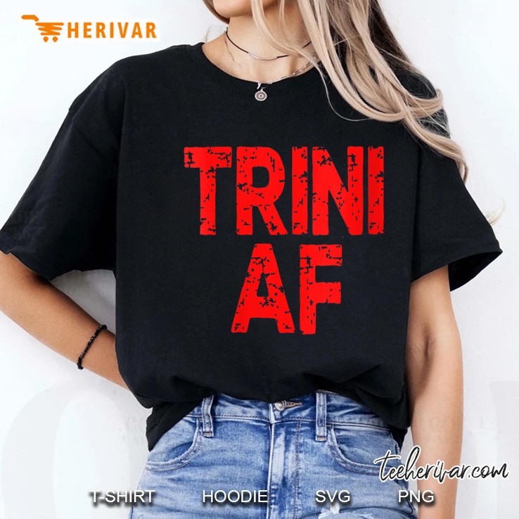 Womens Trinidad Shirt Trini Af Trinidad And Tobago Men Women Gift V-Neck Hoodie