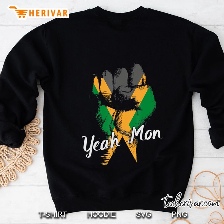 Yeah Mon - Jamaican Pride Flag Gift Design Sweatshirt
